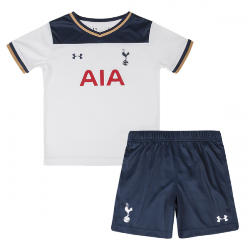 Kids Tottenham Hotspur 2016-17 Home Soccer Shirt With Shorts